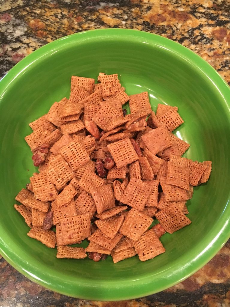 Pecans: Healthy Chex Mix, and Pumpkin Pie Oatmeal - Formula for Fitness ...